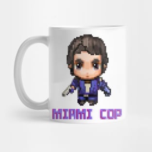 MIAMI COP - Jack Lancer - Pixel Art Mug